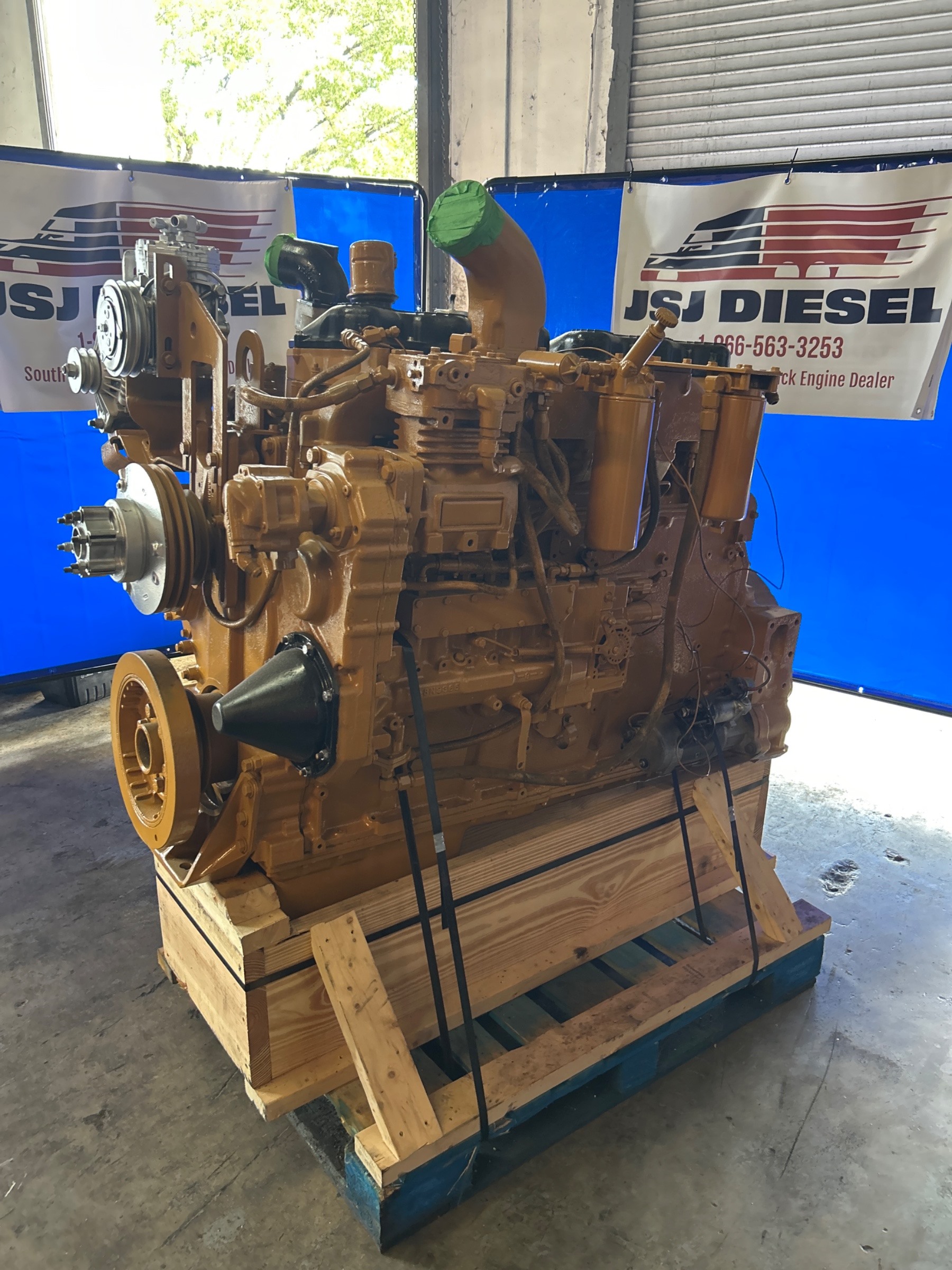 1996 Cat 3406b diesel engine, stock 10379 - photo 4