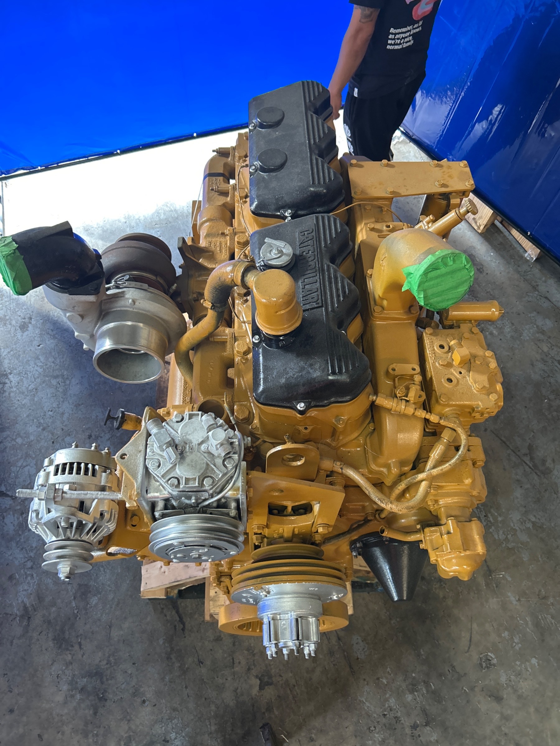 1996 Cat 3406b diesel engine, stock 10379 - photo 6
