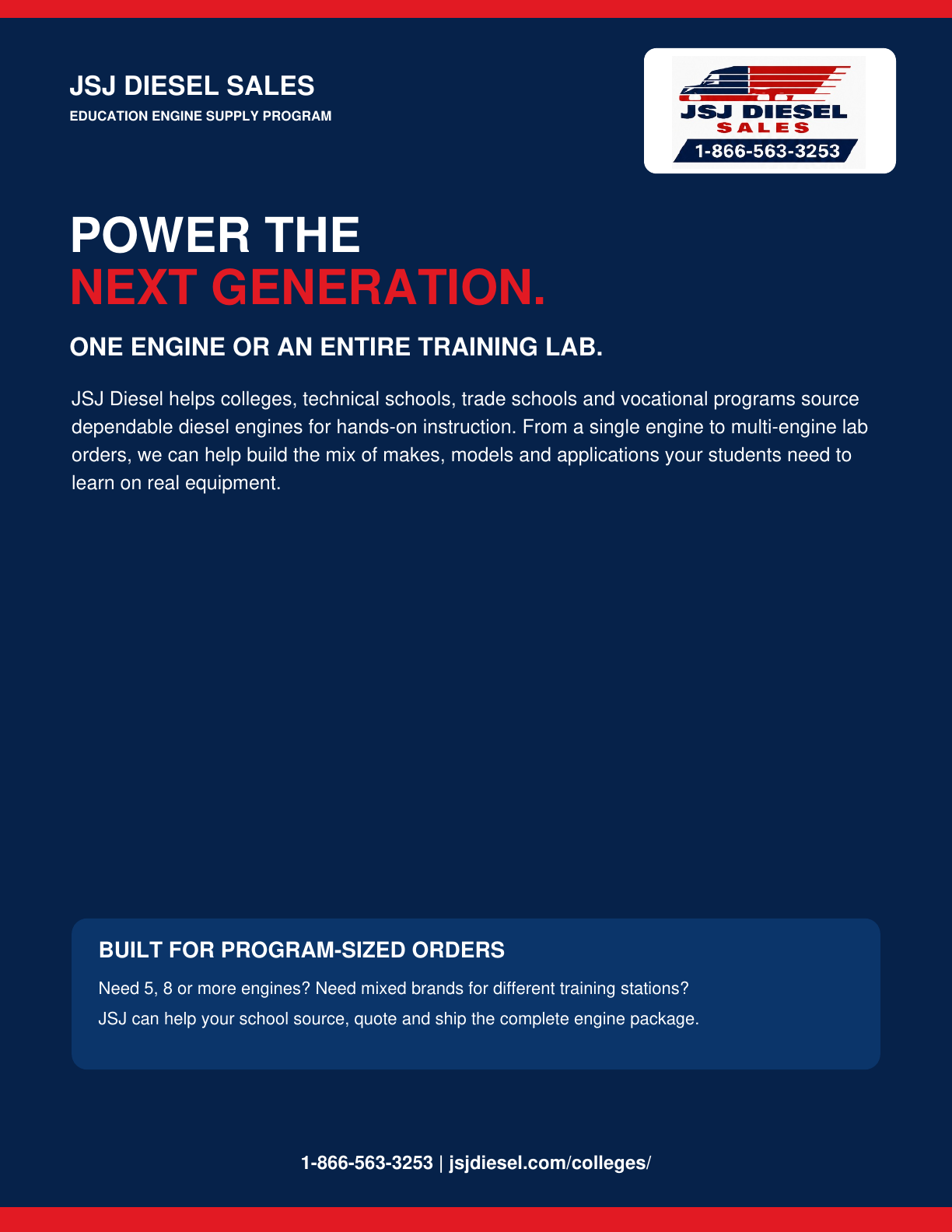 JSJ Diesel Education Engine Package - Page 1